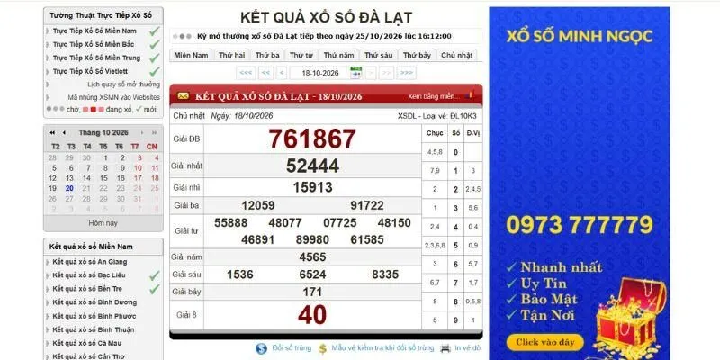 xổ số đà lạt