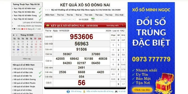 xổ số đồng nai