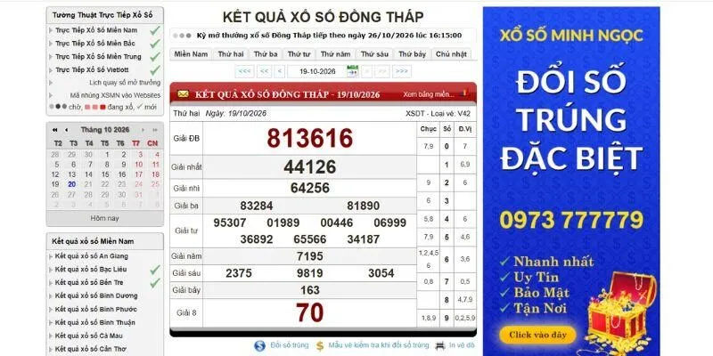 xổ số đồng tháp
