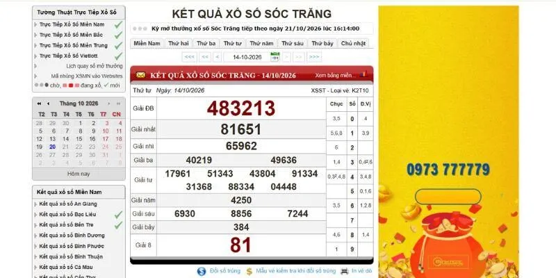 xổ số sóc trăng