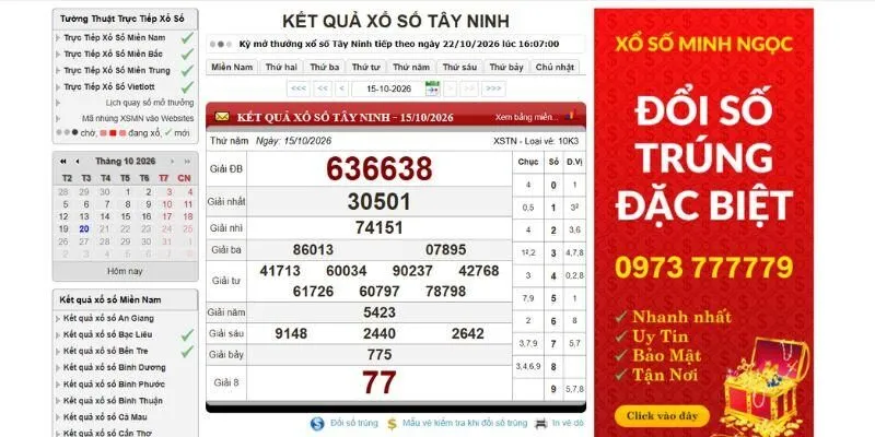 xổ số tây ninh