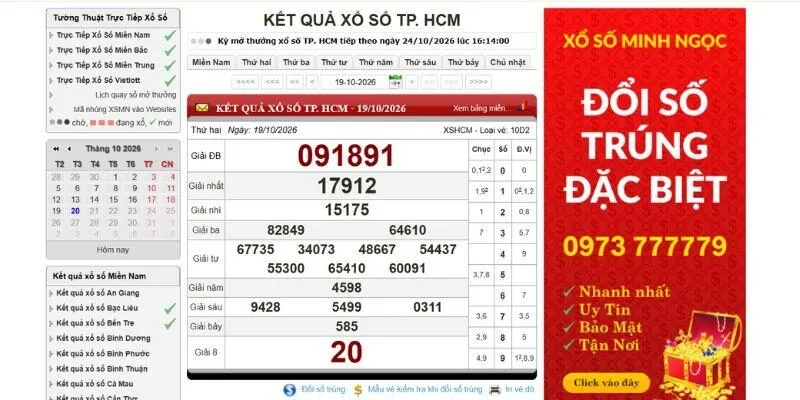 xổ số tp. hcm