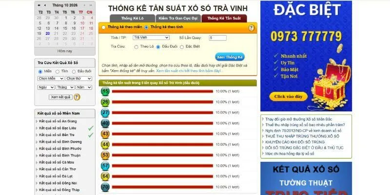 kqxs trà vinh