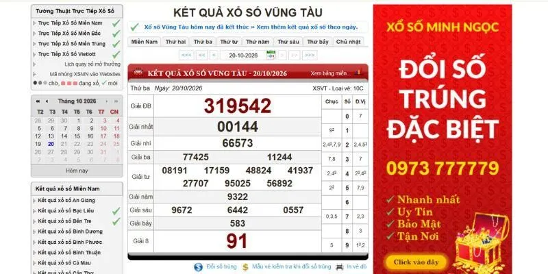 xổ số vũng tàu
